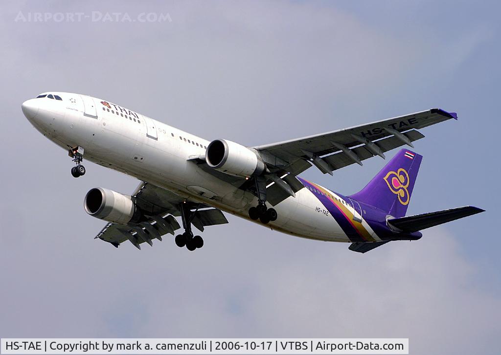 HS-TAE, 1986 Airbus A300B4-601 C/N 395, A.300