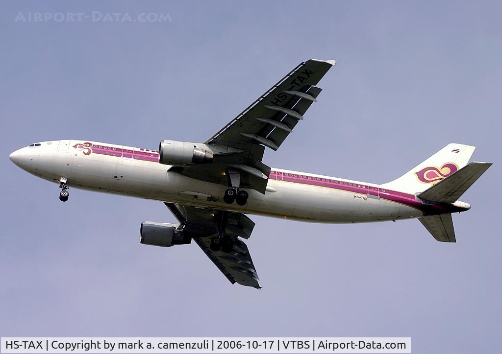 HS-TAX, 1998 Airbus A300B4-622R C/N 785, A.300