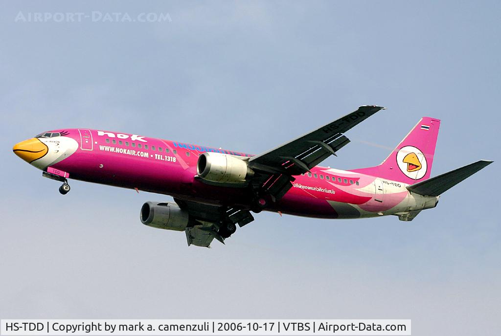 HS-TDD, 1992 Boeing 737-4D7 C/N 26611, B.737