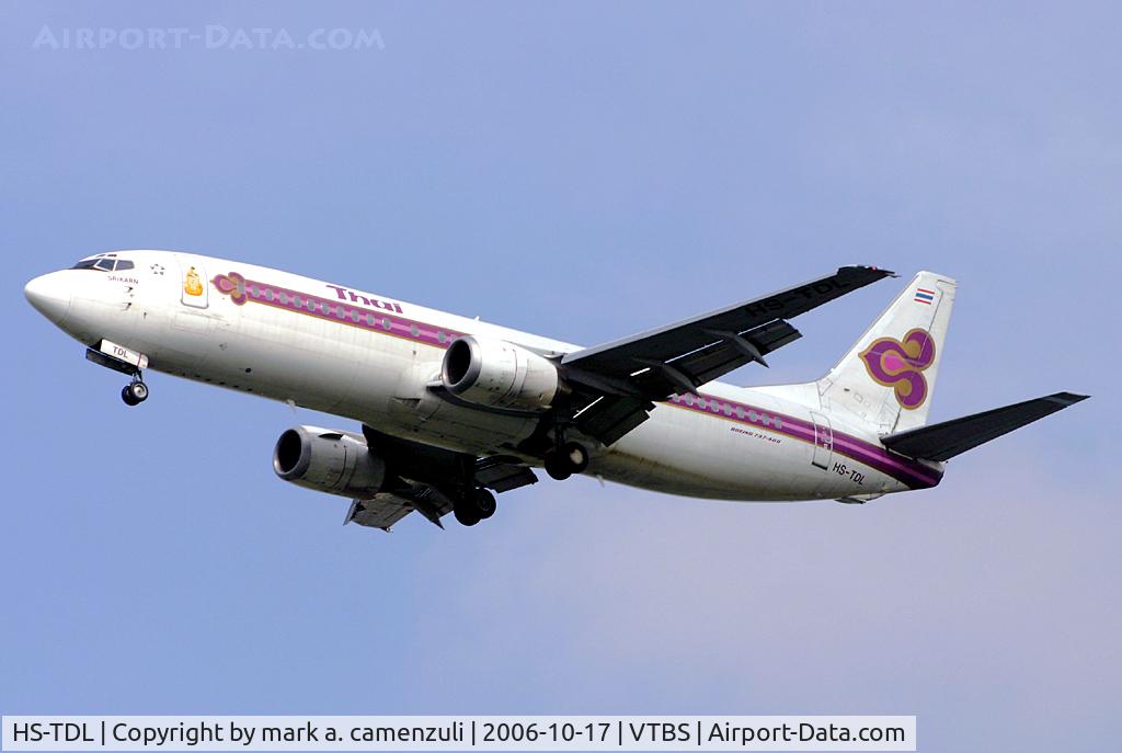 HS-TDL, 1997 Boeing 737-4D7 C/N 28702, B.737