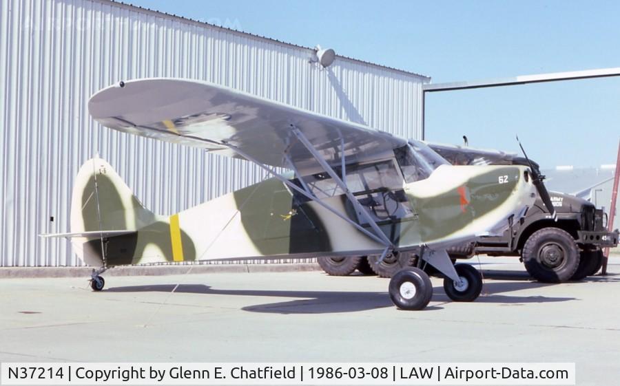 N37214, 1941 Interstate S-1A Cadet C/N 57, By construction number this is an S1B1, L-6 43-2614.