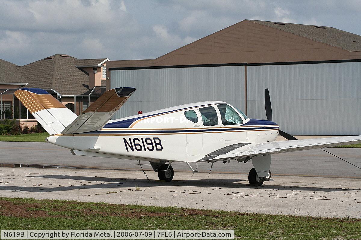 N619B, 1951 Beech C35 Bonanza C/N D-2685, Classic Bonanza