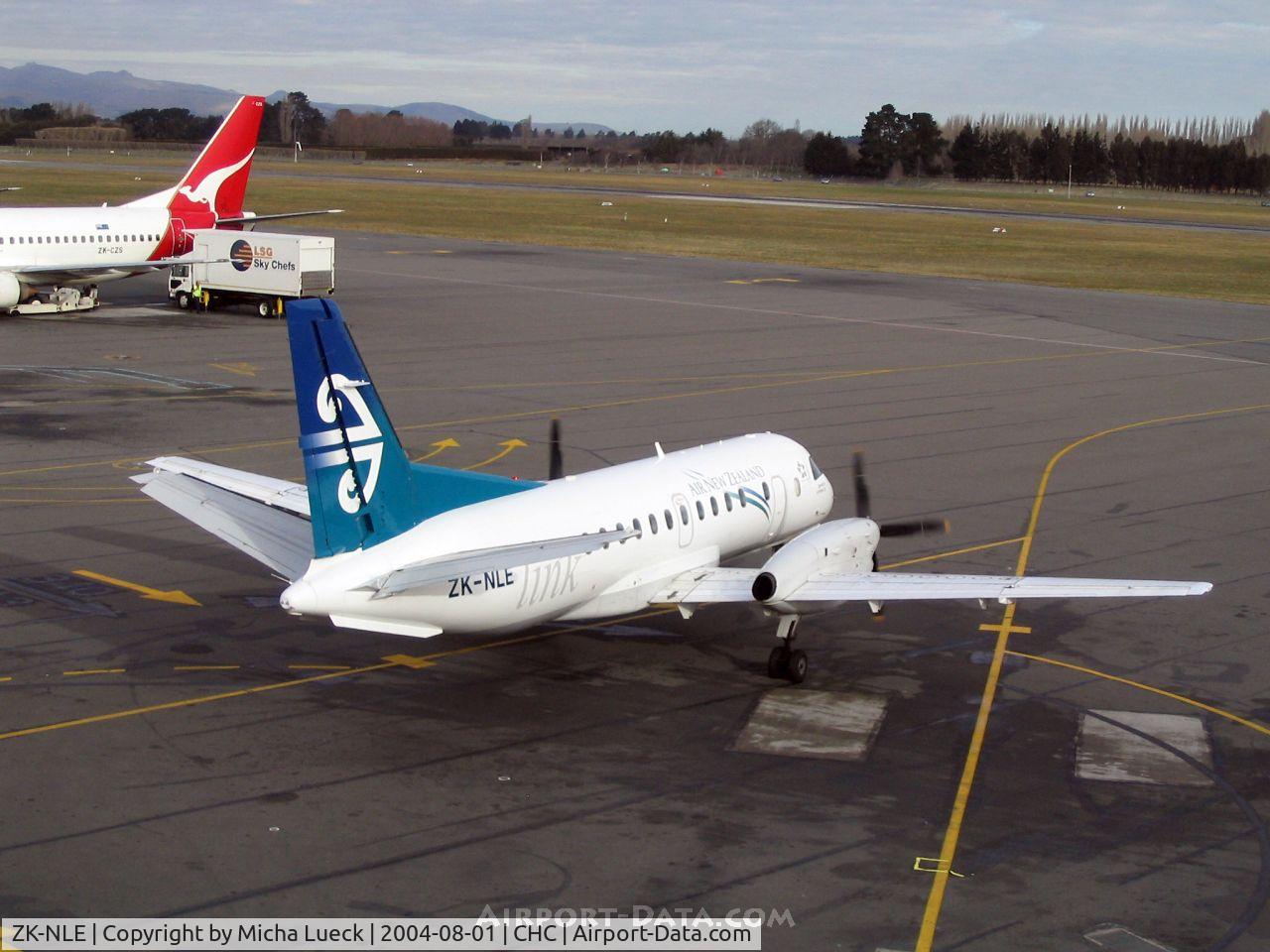 ZK-NLE, 1986 Saab 340A C/N 340A-067, Just arrived in the Garden City