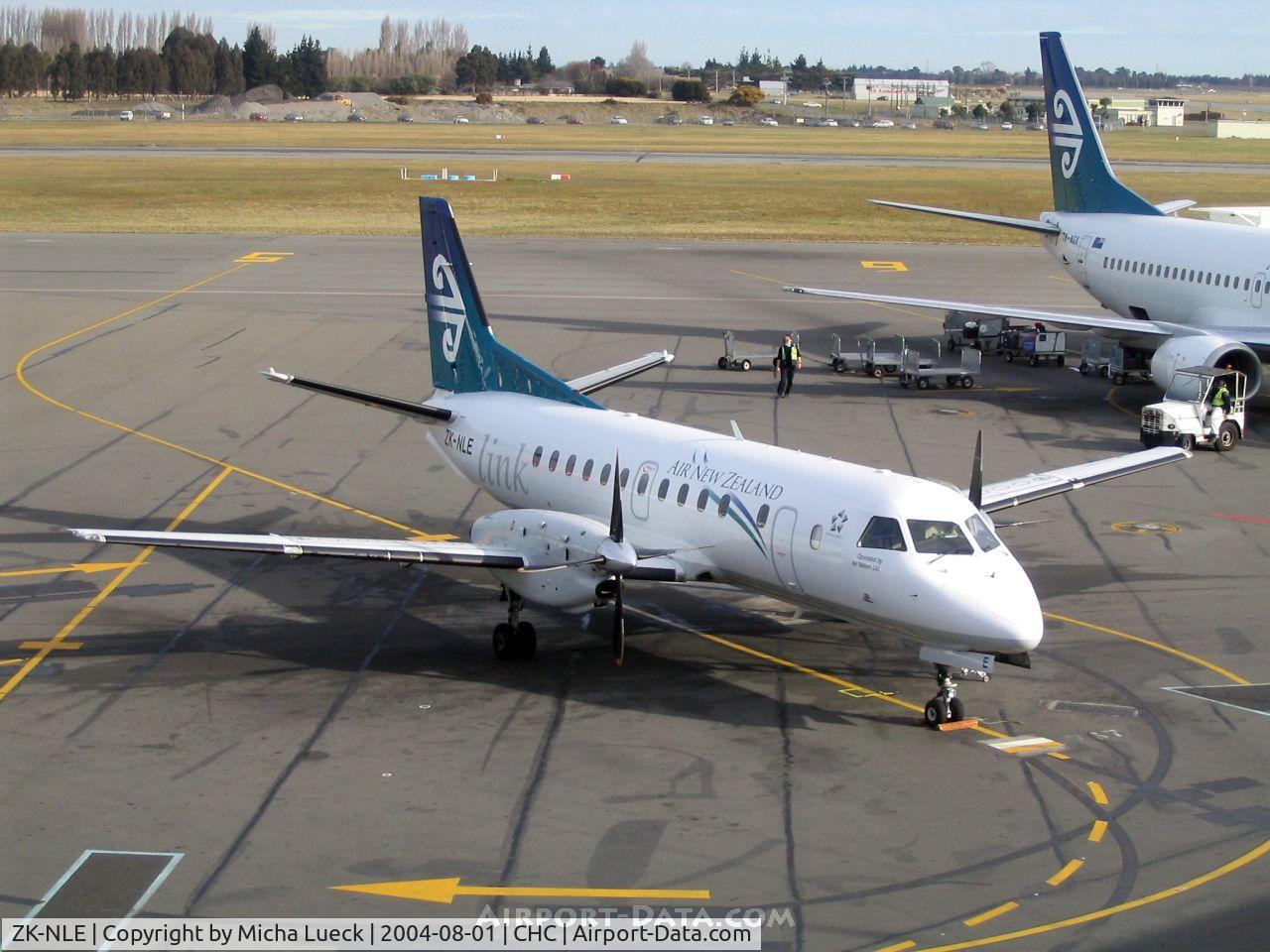 ZK-NLE, 1986 Saab 340A C/N 340A-067, Just arrived in the Garden City