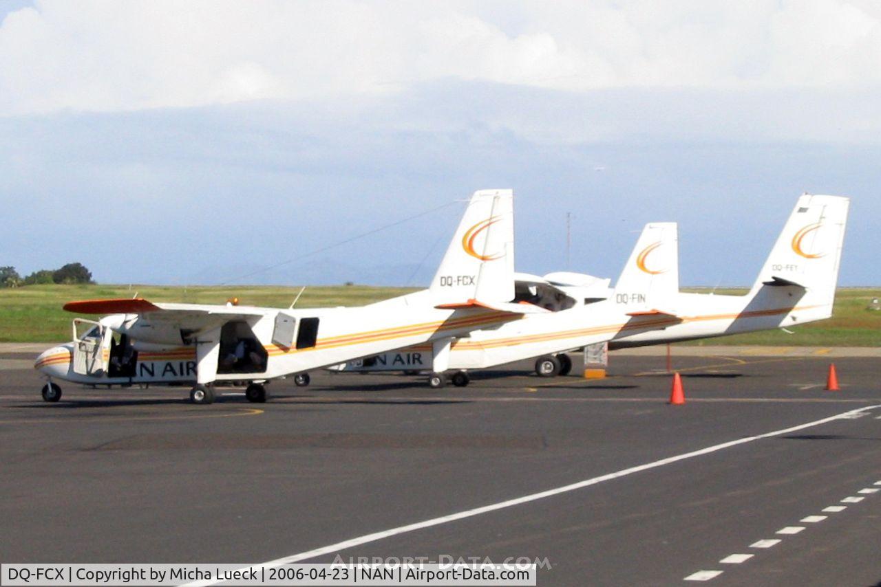 DQ-FCX, 1977 Britten-Norman BN-2A-9 Islander C/N 833, BN Islanders DQ-FCX and DQ-FIN, and DHC 6 Twin Otter DQ-FEY