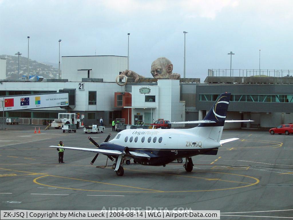 ZK-JSQ, 1992 British Aerospace BAe-3201 Jetstream 32EP C/N 968, Gollum/Smeagol is watching in Middle Earth!