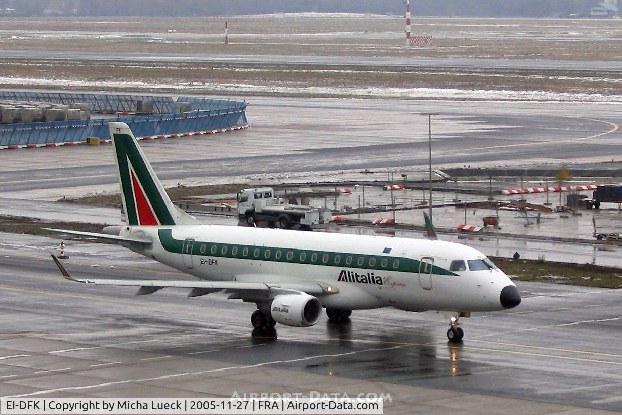 EI-DFK, 2004 Embraer 170LR (ERJ-170-100LR) C/N 17000033, the Snoopy nose of Alitalia