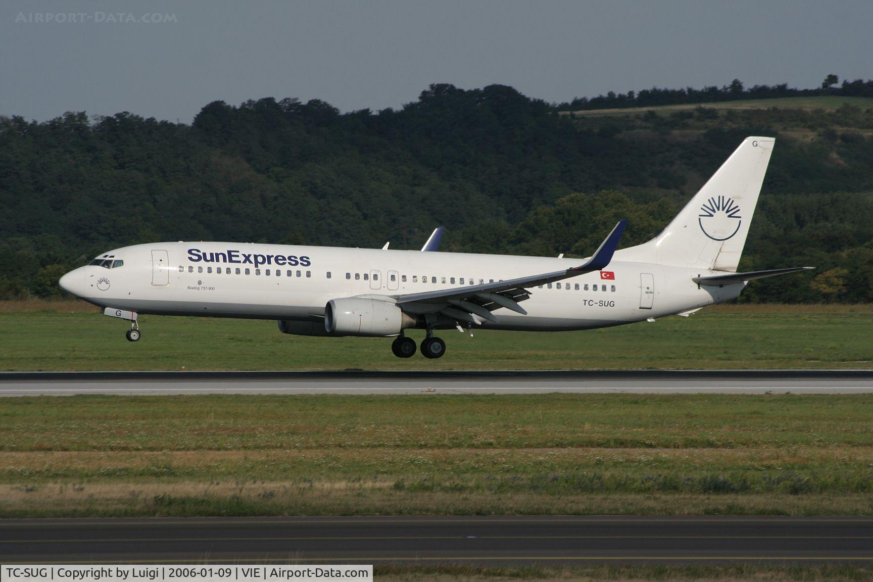 TC-SUG, 2002 Boeing 737-8CX C/N 32365, Sun Express 737-800