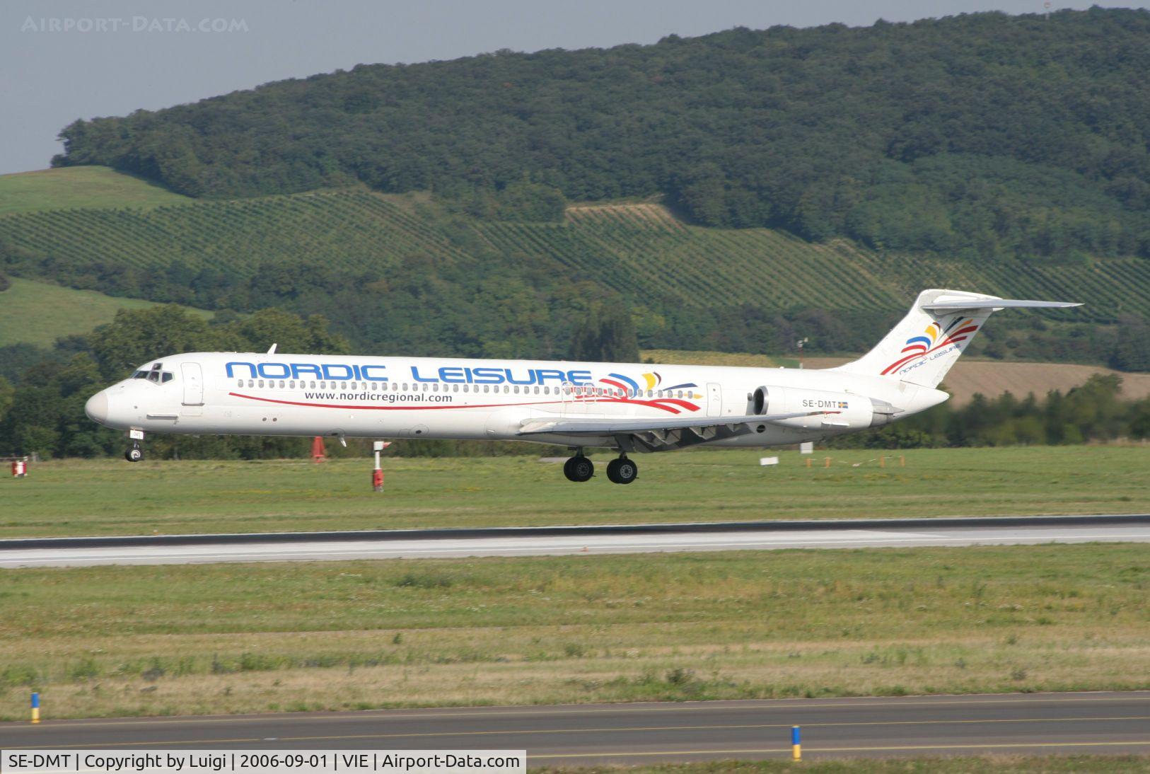 SE-DMT, 1980 McDonnell Douglas MD-81 (DC-9-81) C/N 48003, Nordic Leisure MD90