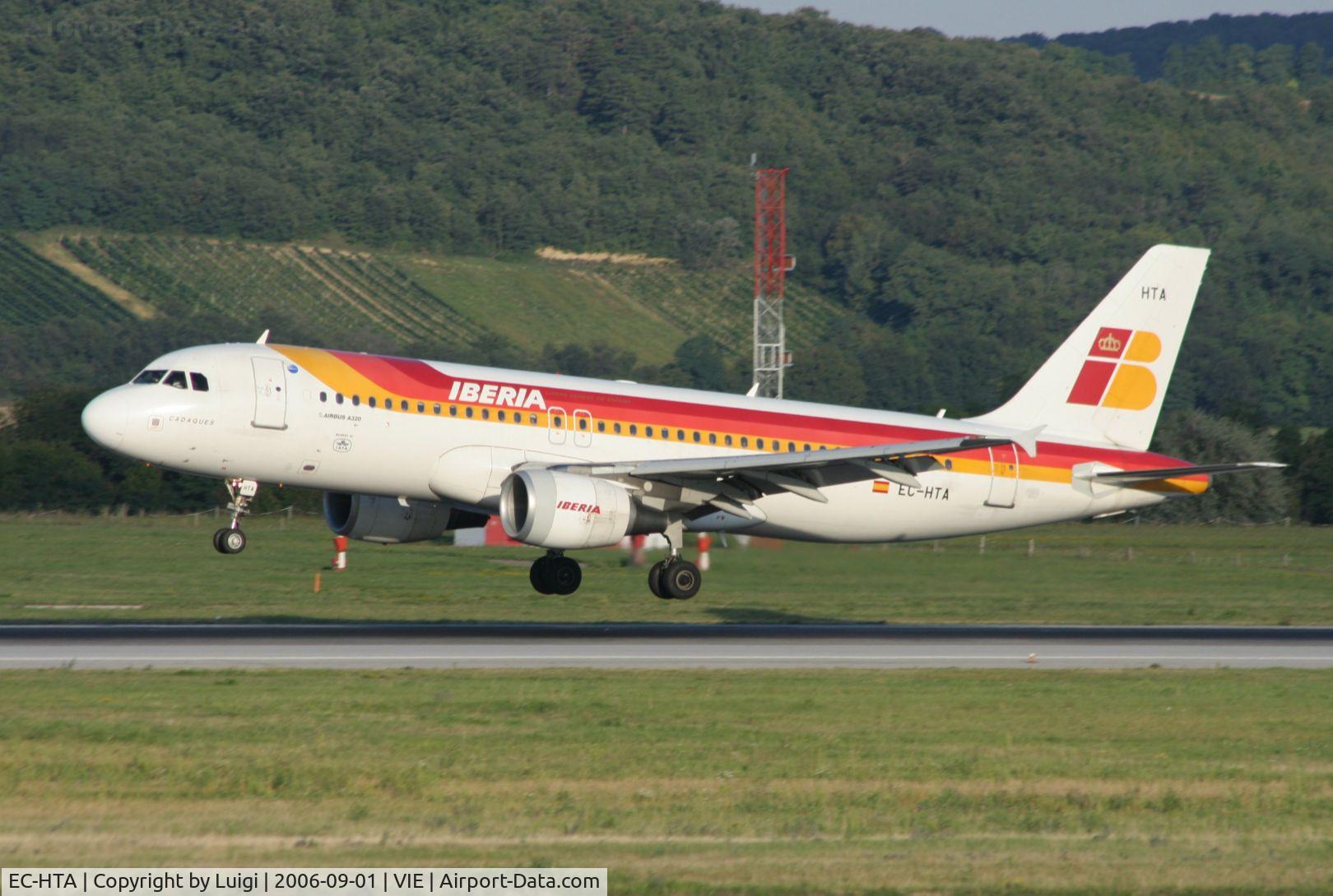 EC-HTA, 2001 Airbus A320-214 C/N 1516, Iberia A320