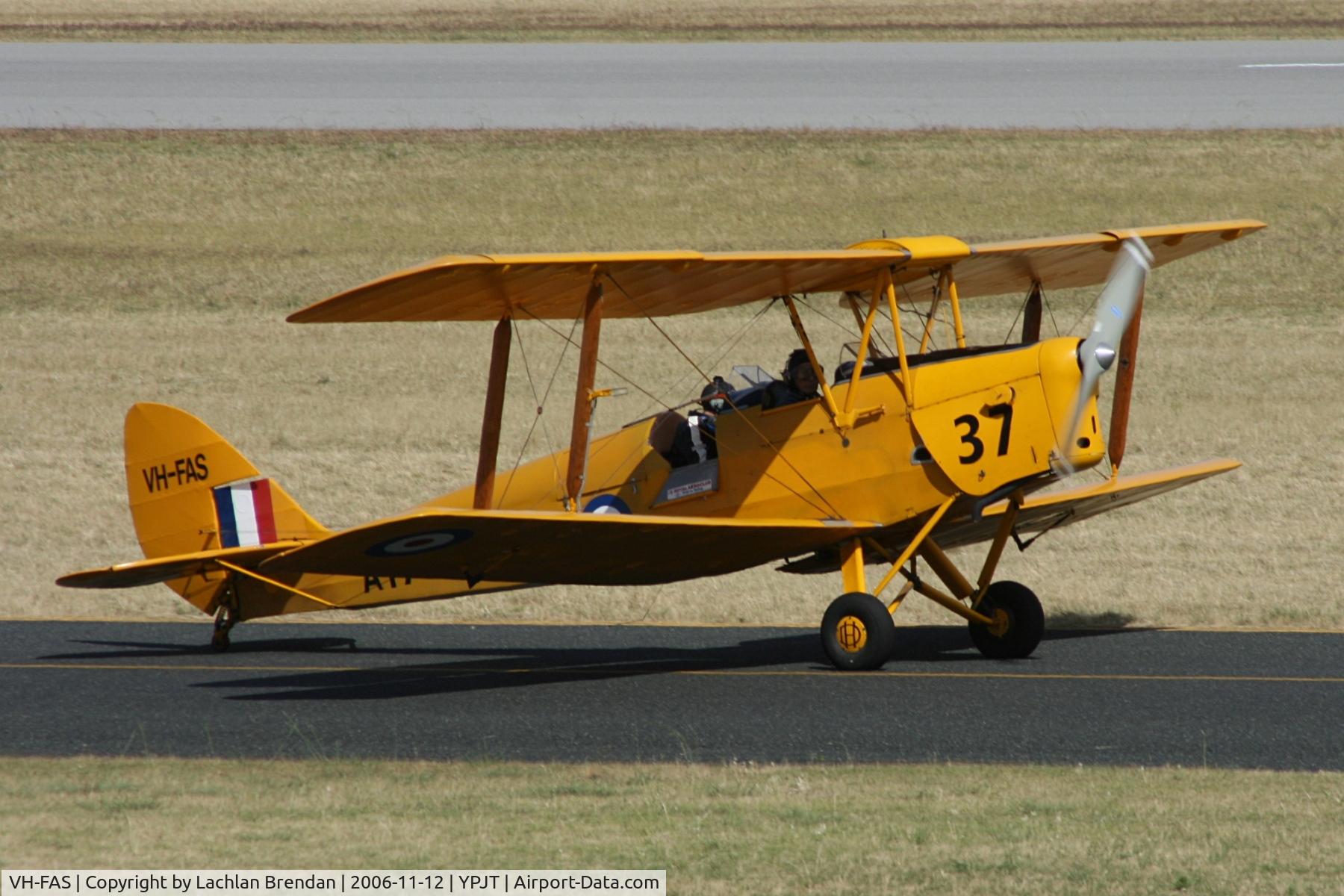 VH-FAS, 1942 De Havilland Australia DH-82A Tiger Moth C/N DHA34, De Haviland DH-82A Tiger Moth from the Royal Aero Club of Western Australia