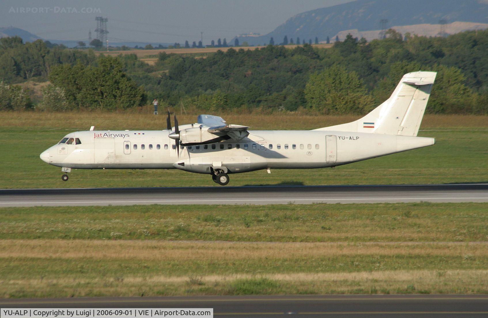 YU-ALP, 1990 ATR 72-202 C/N 189, JAT Airways ATR72