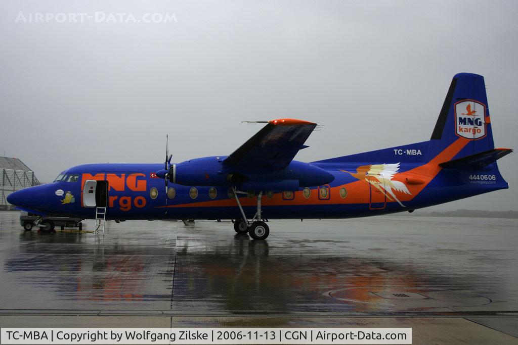TC-MBA, 1983 Fokker F-27-500 Friendship C/N 10654, visitor