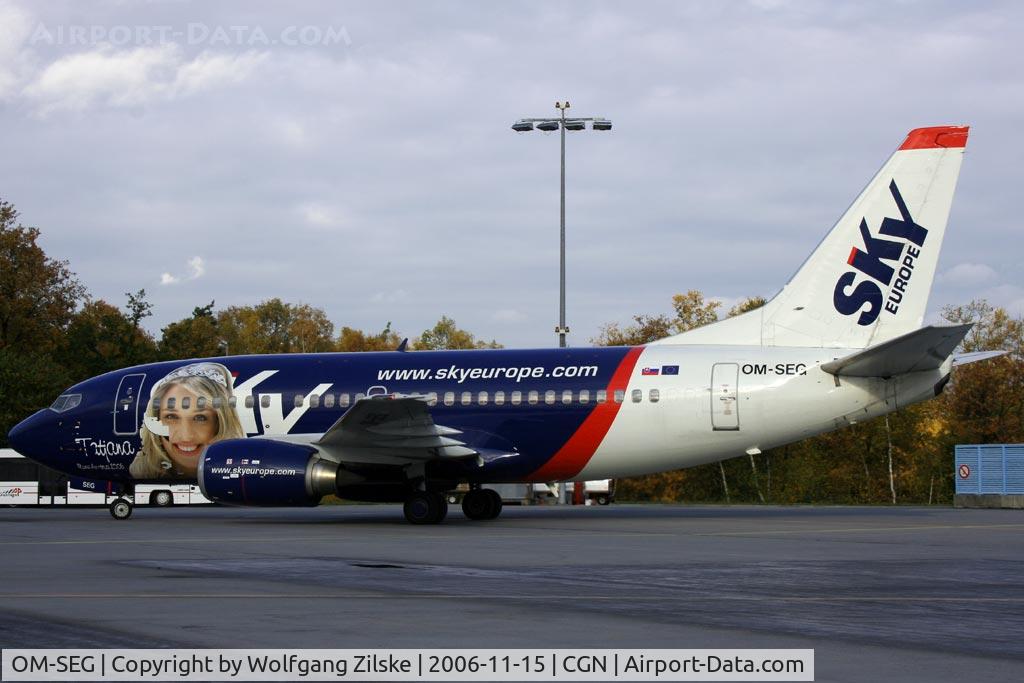 OM-SEG, 1992 Boeing 737-5Y0 C/N 25289, visitor