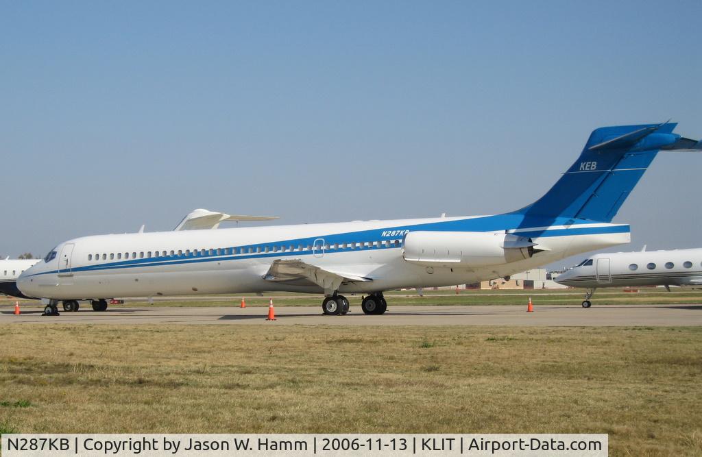 N287KB, 1987 McDonnell Douglas DC-9-87 (MD87) C/N 49768, Private MD-87