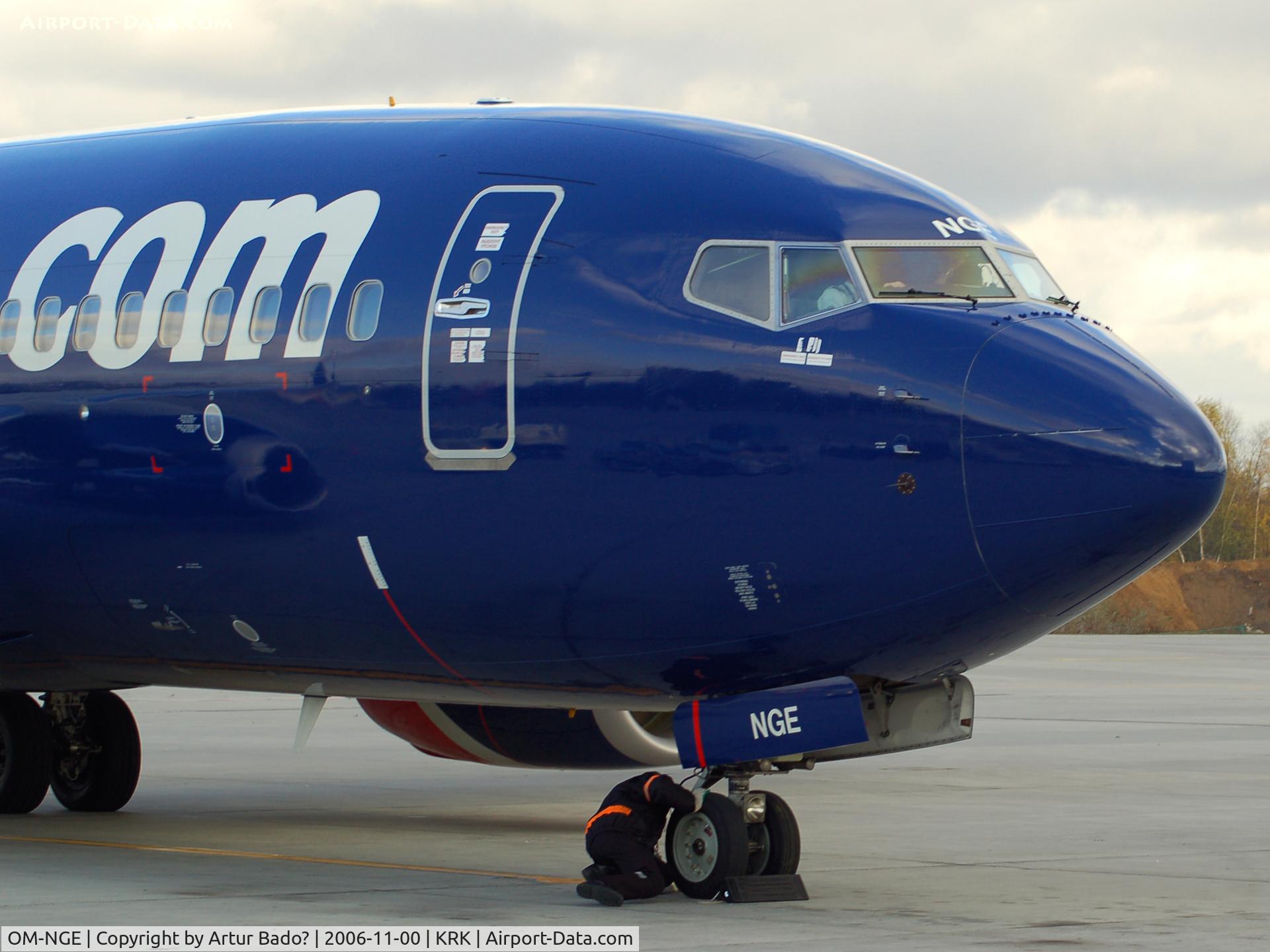 OM-NGE, 2006 Boeing 737-76N C/N 32676, SkyEurope
