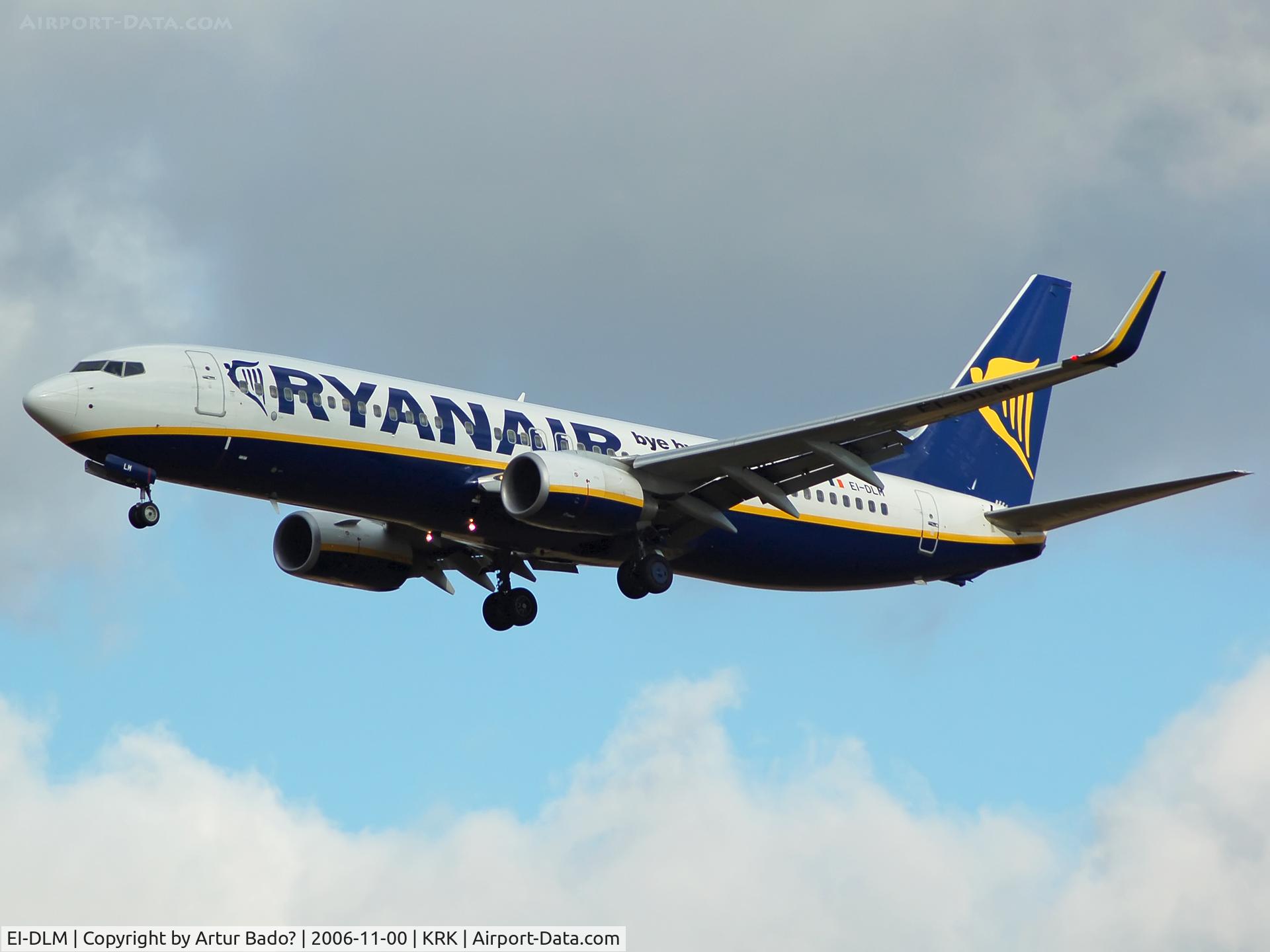 EI-DLM, 2006 Boeing 737-8AS C/N 33594, Ryanair
