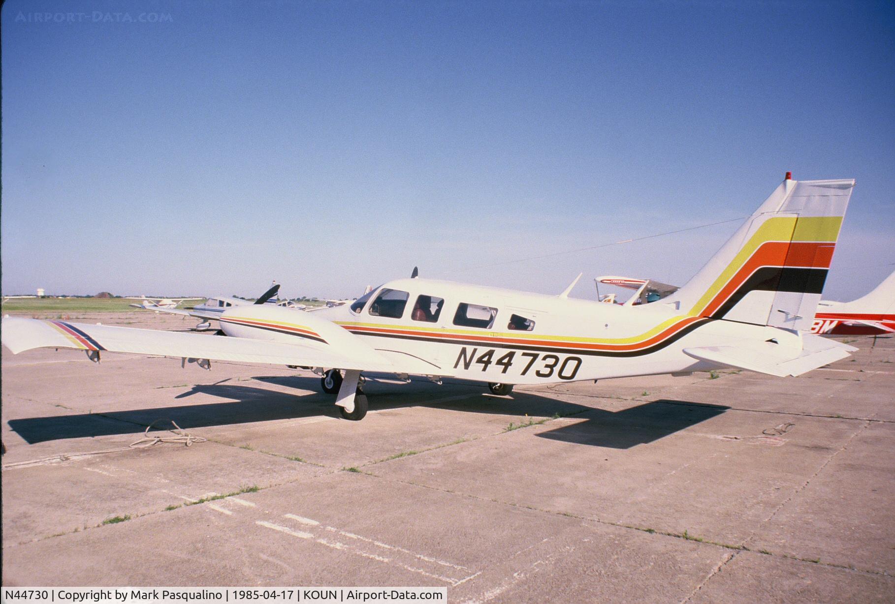 N44730, 1974 Piper PA-34-200T Seneca II C/N 34-7570005, Piper PA-34-200T