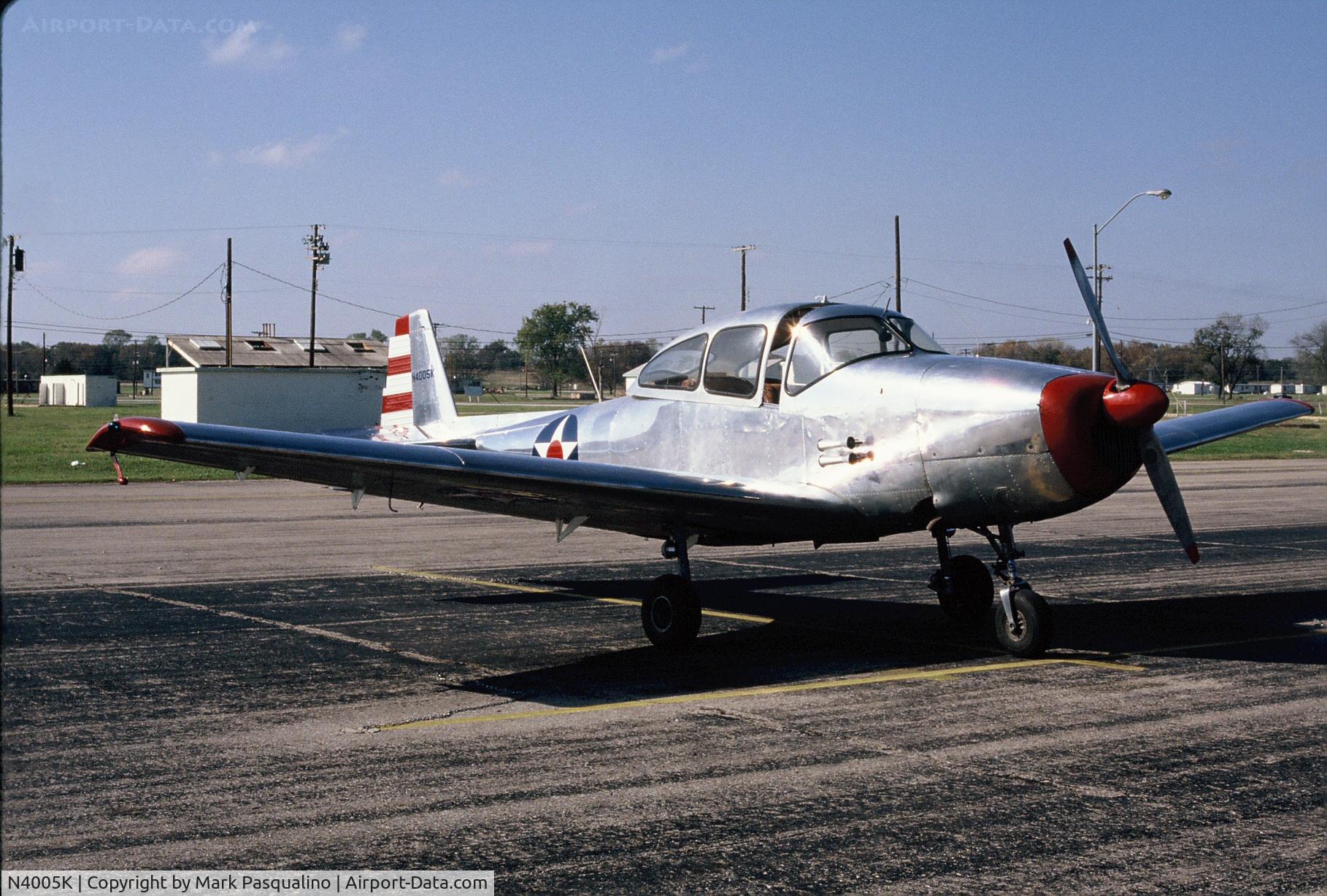 N4005K, 1947 North American Navion (NA-145) C/N NAV-4-1005, Navion A