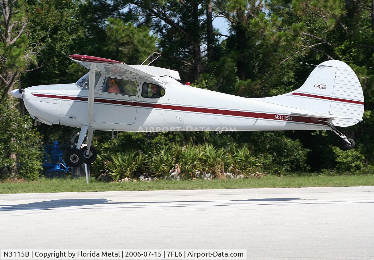 N3115B, 1952 Cessna 170B C/N 25357, Spruce Creek