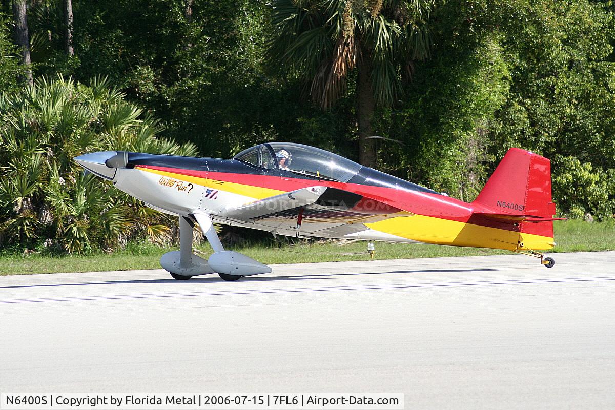 N6400S, 1999 Vans RV-4 C/N 4272/218, Spruce Creek