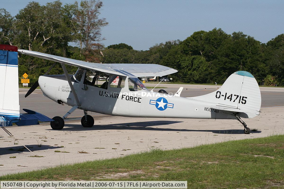 N5074B, 1951 Cessna 305A C/N 21600, Spruce Creek