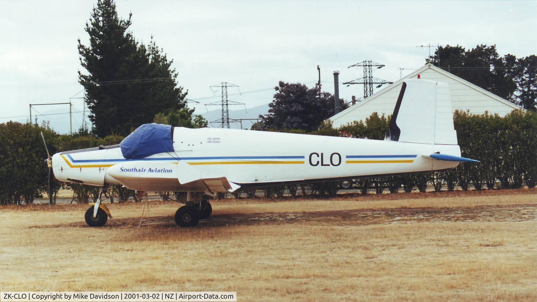 ZK-CLO, 1957 Fletcher FU24A-950M C/N 62, Parked up ready to go to work