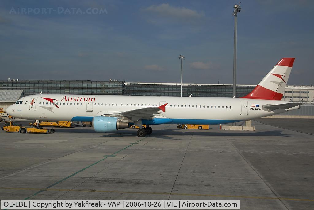 OE-LBE, 1998 Airbus A321-211 C/N 935, Austrian Airlines Airbus 321