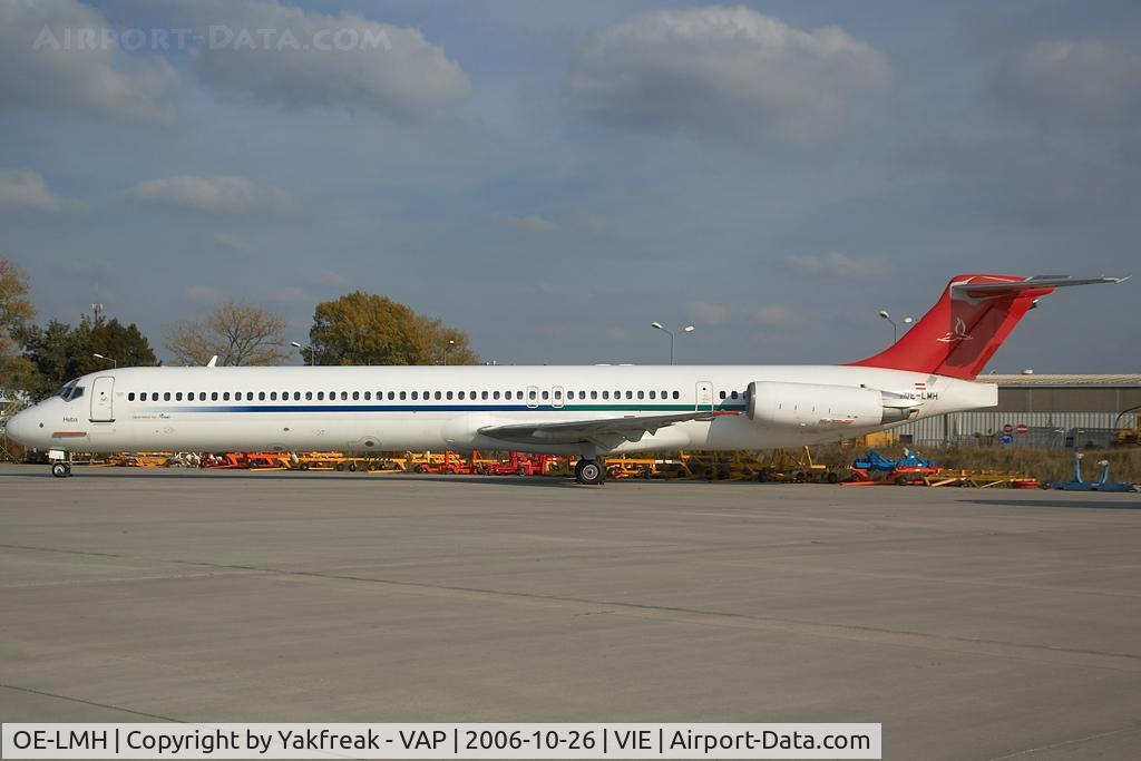 OE-LMH, 1990 McDonnell Douglas MD-83 (DC-9-83) C/N 49933, Map Jets MD80
