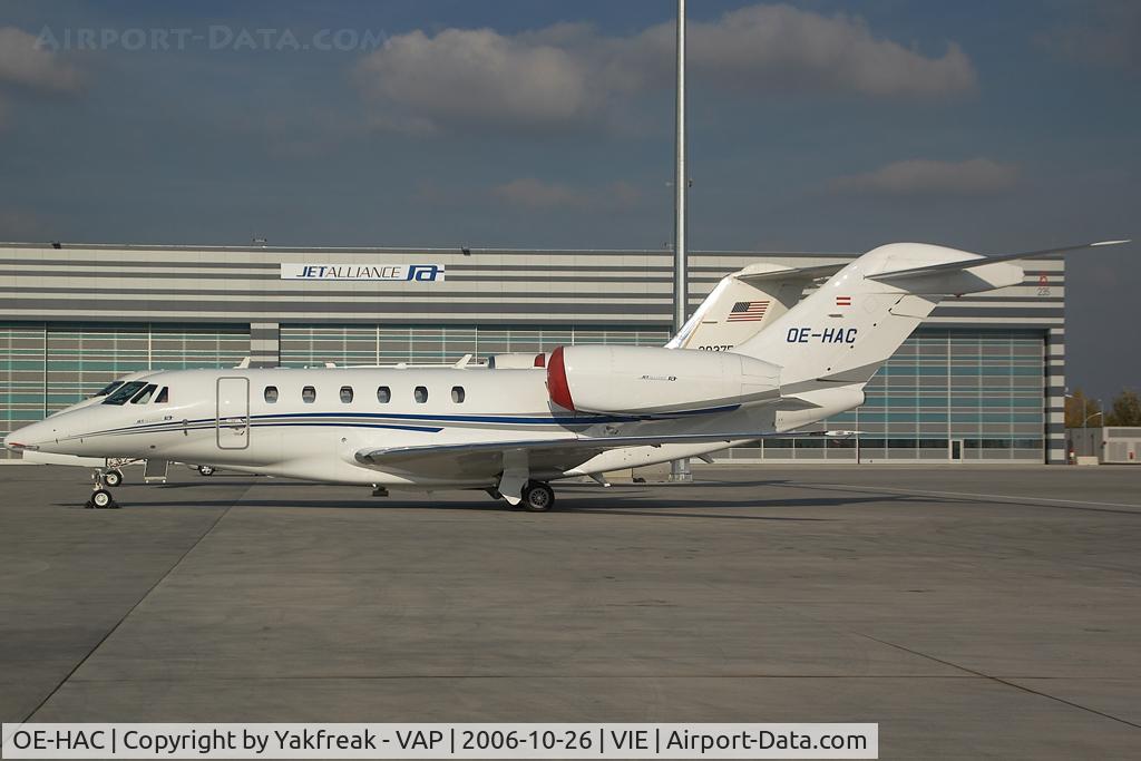 OE-HAC, 2004 Cessna 750 Citation X Citation X C/N 750-0232, Jet Alliance Cessna 750 Citation X