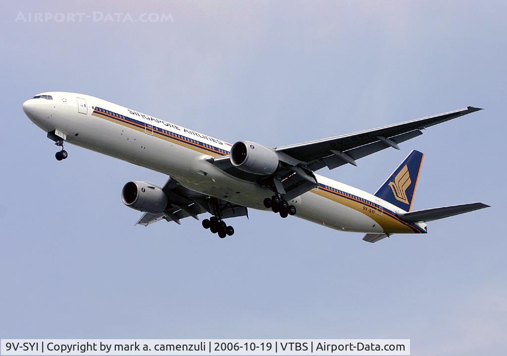 9V-SYI, 2004 Boeing 777-312 C/N 32327, B.777