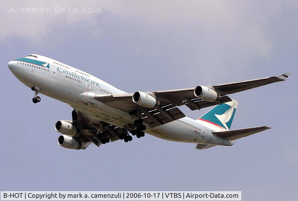 B-HOT, 1990 Boeing 747-467 C/N 24851, B.747