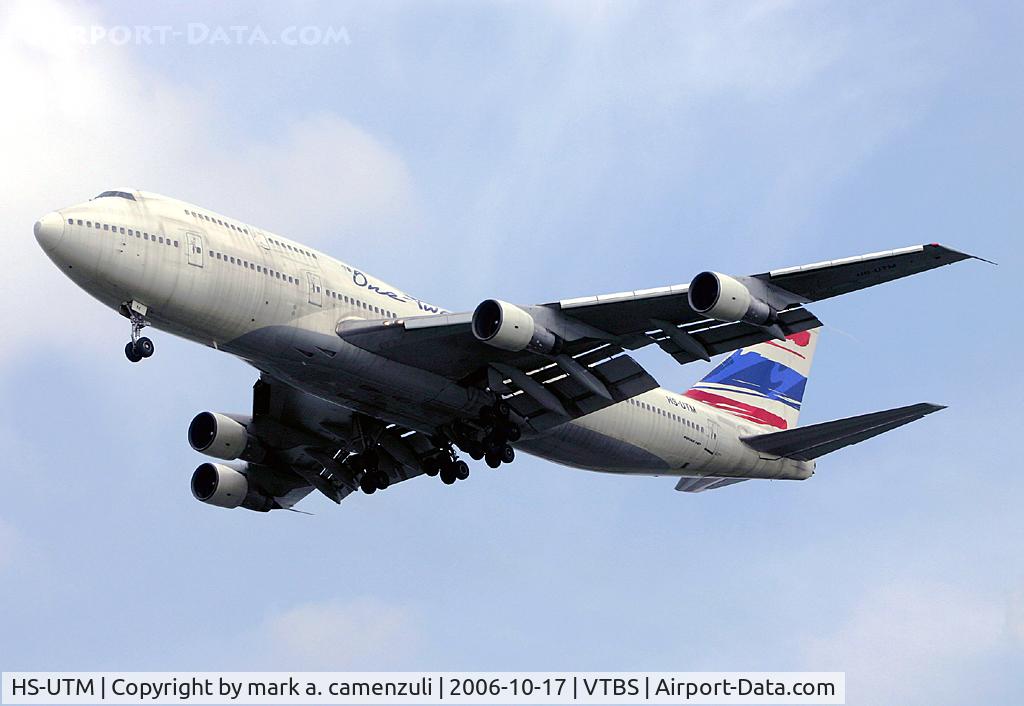 HS-UTM, 1986 Boeing 747-146B/SR/SUD C/N 23637, B.747