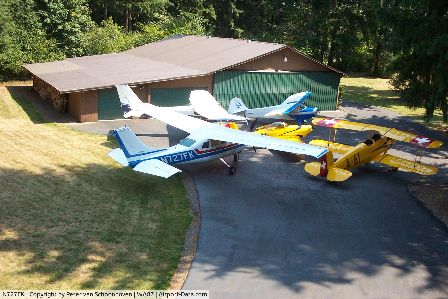 N727FK, 1967 Cessna 210G Centurion C/N 21058912, My little air force, taken on a day I could not fly because Presdident Bush came to town and a huge TFR eliminated all flying.