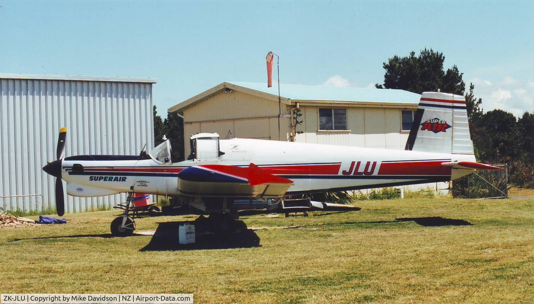 ZK-JLU, NZ Aerospace FU24-950 C/N 234, Just come back from a hard days topdressing.