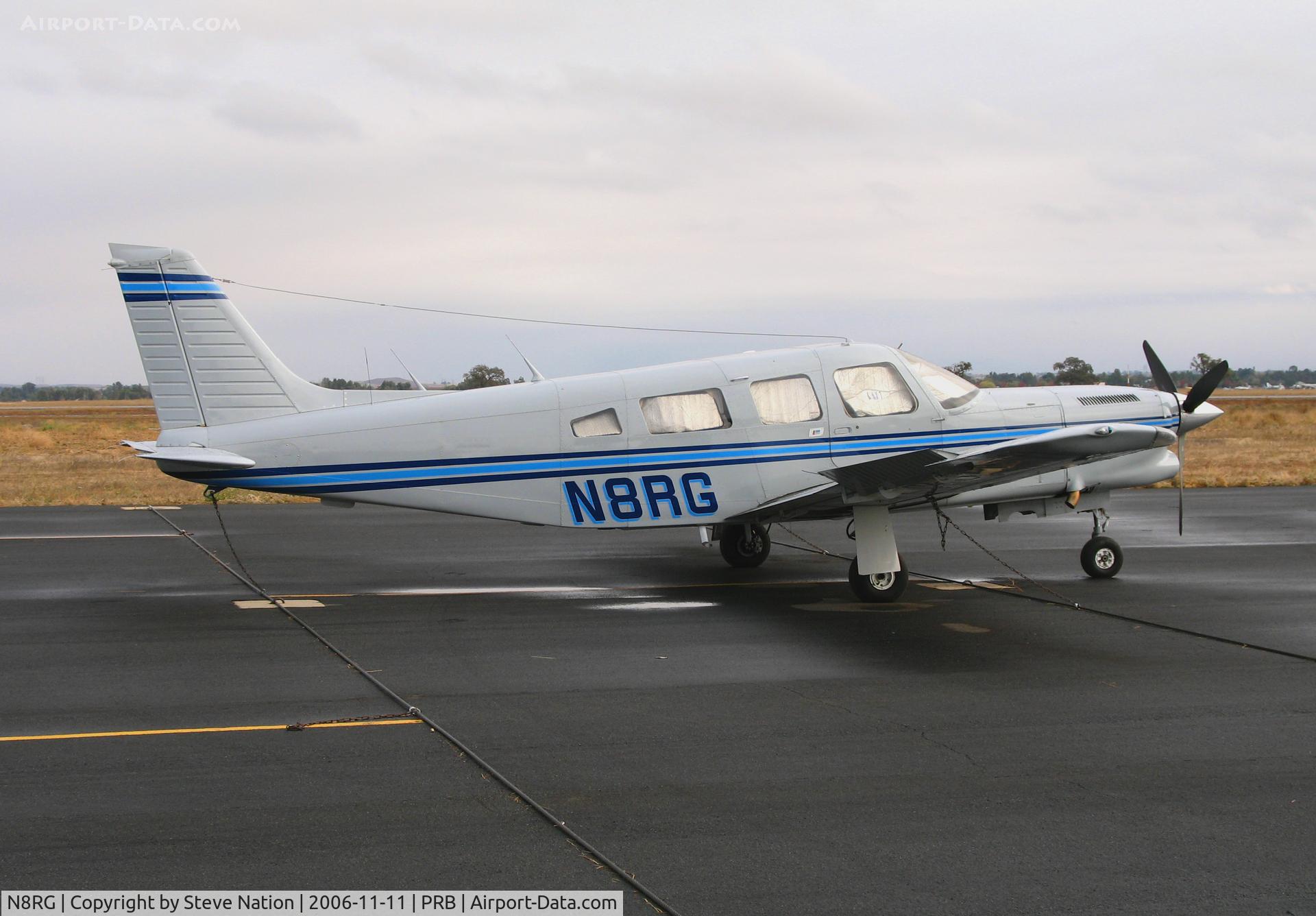 N8RG, 1979 Piper PA-32R-301T Turbo Saratoga C/N 32R-8029012, 1979 Piper PA-32R-301T visiting @ Paso Robles Municipal Airport, CA