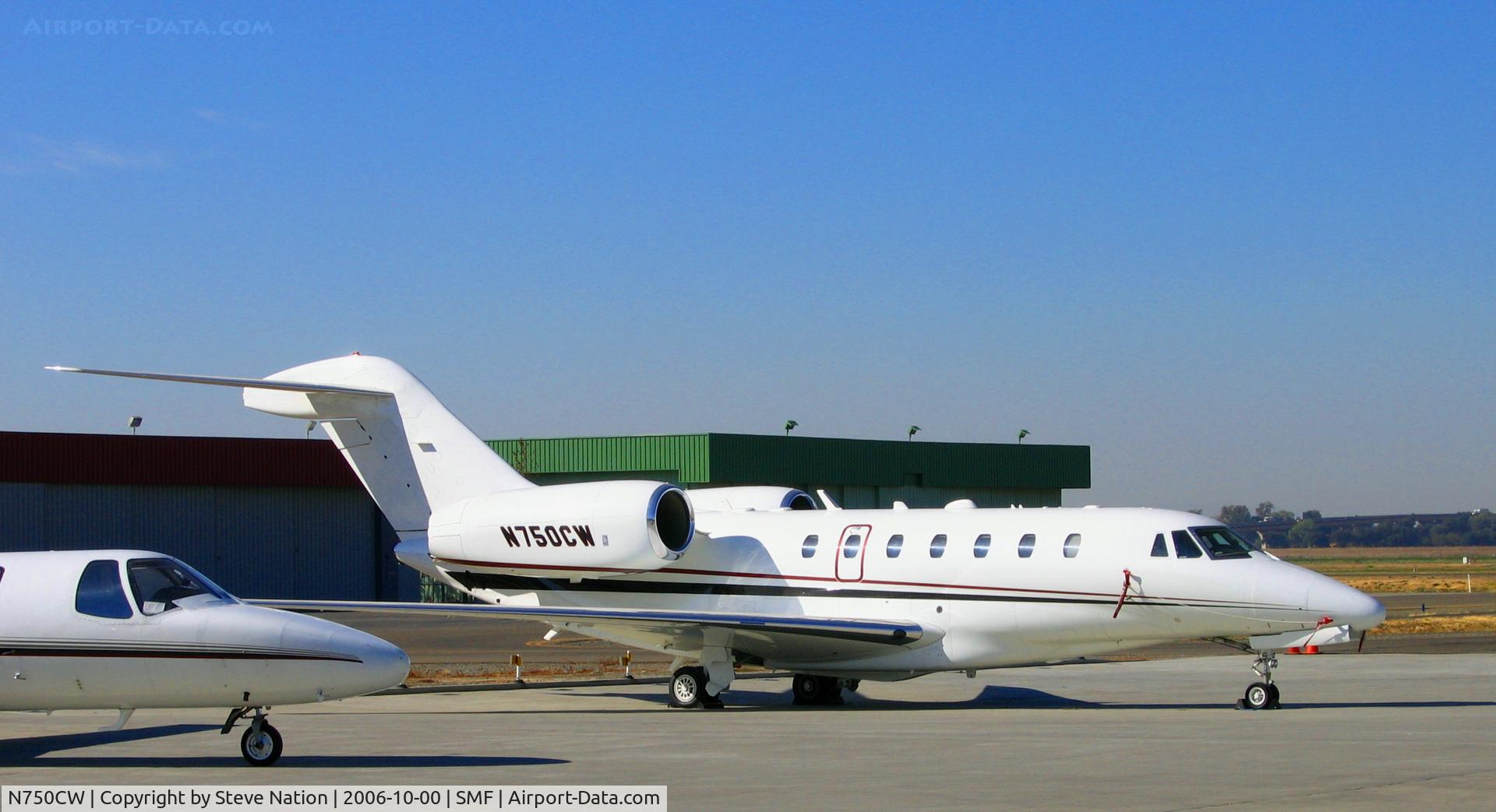 N750CW, 1996 Cessna 750 Citation X Citation X C/N 750-0008, Cessna Finance-registered 1996 Cessna 750 @ Sacramento Metro Airport, CA