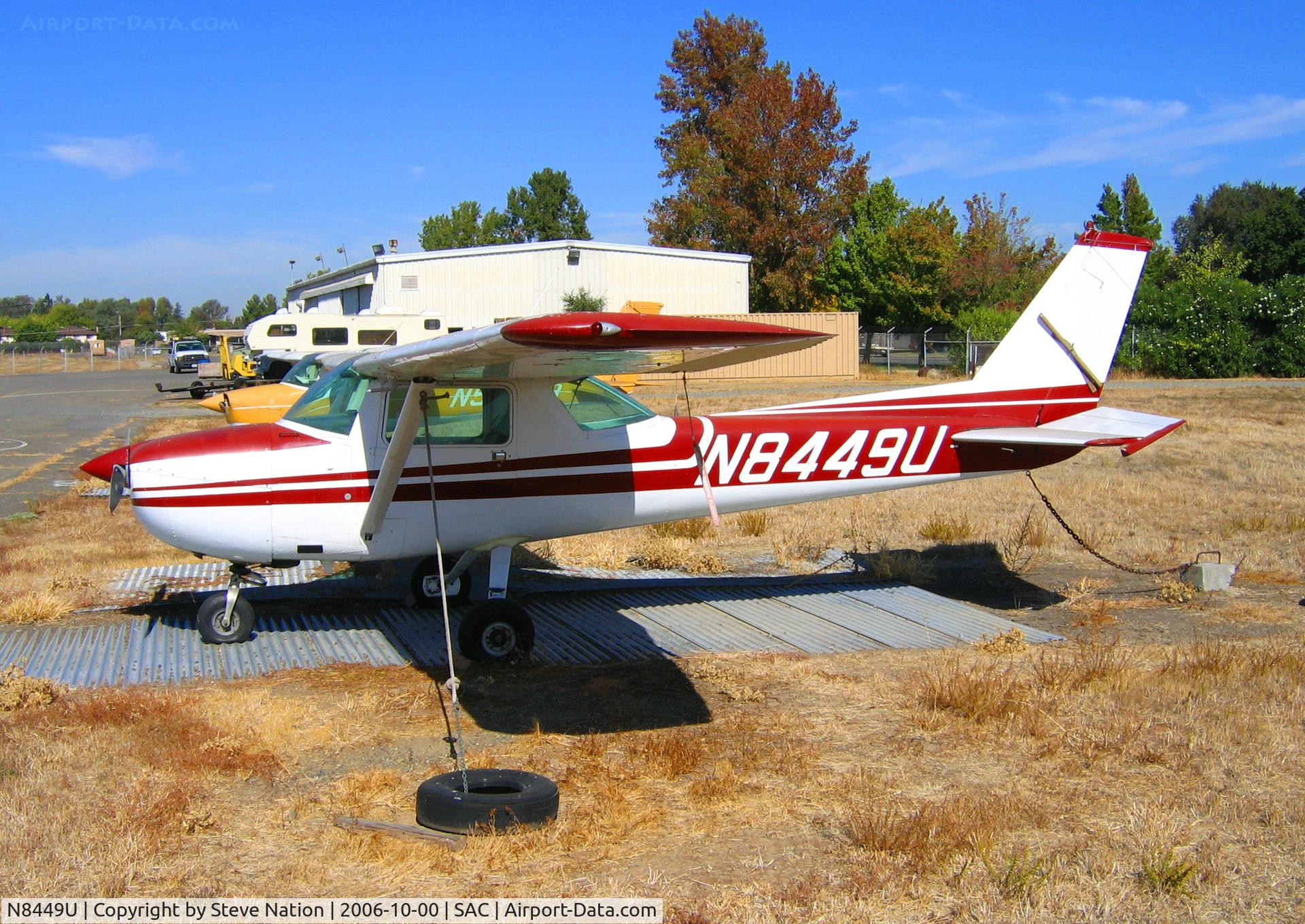 N8449U, 1976 Cessna 150M C/N 15077937, Sacramento City College Flying Panthers 1976 Cessna 150M @ Sacramento Executive Airport, CA
