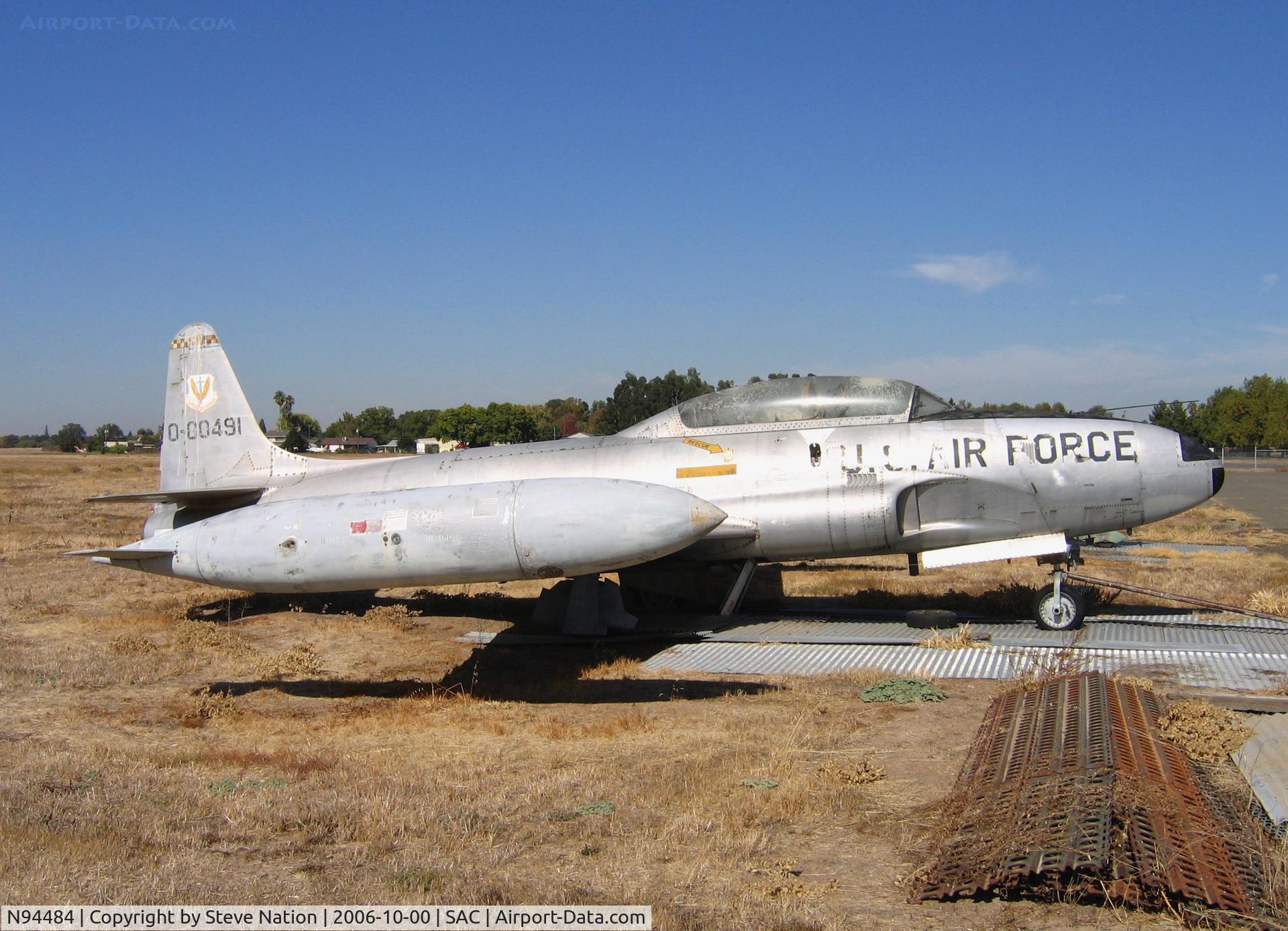 N94484, 1958 Lockheed T-33A C/N 58-0491, Los Rios JC District 1958 Lockheed T-33A 0-80491 @ Sacramento Exec Airport, CA