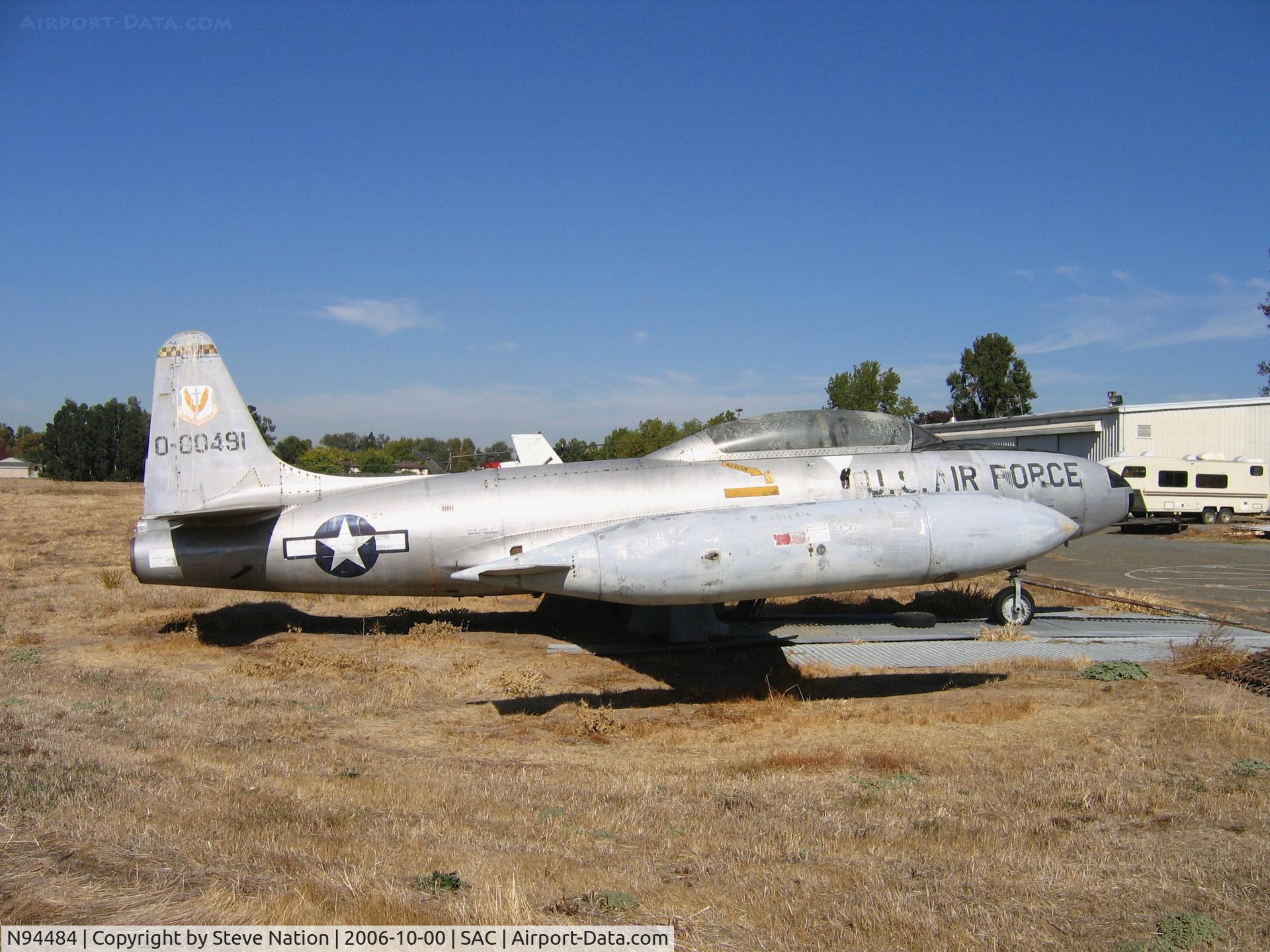 N94484, 1958 Lockheed T-33A C/N 58-0491, Los Rios JC District 1958 Lockheed T-33A 0-80491 @ Sacramento Exec Airport, CA