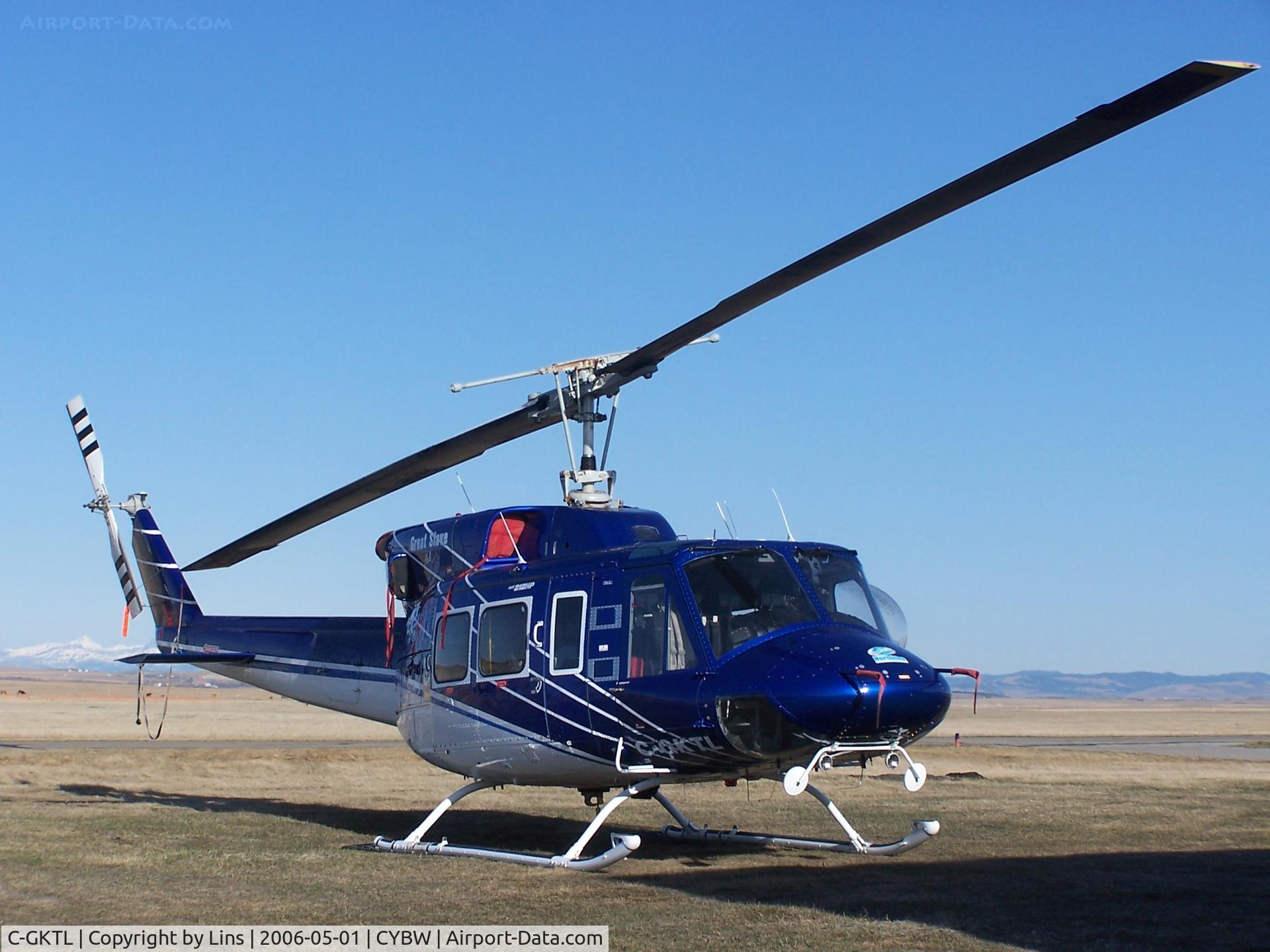 C-GKTL, 1980 Bell 212 C/N 32124, Outside GSHL Springbank