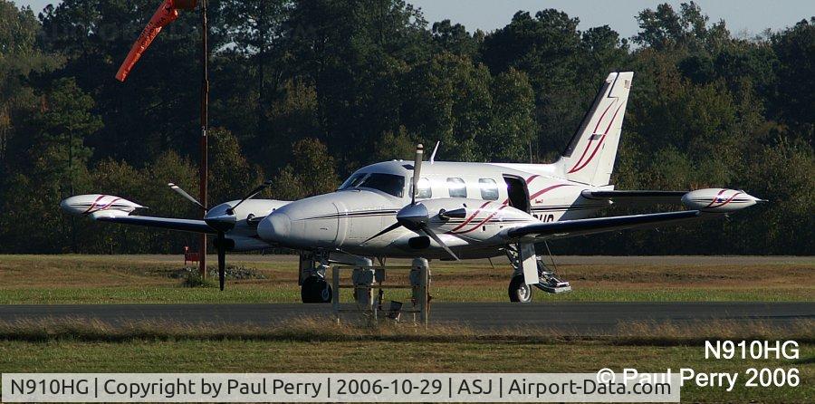 N910HG, 1974 Piper PA-31T Cheyenne C/N 31T-7400009, Piper visiting from Wilmington
