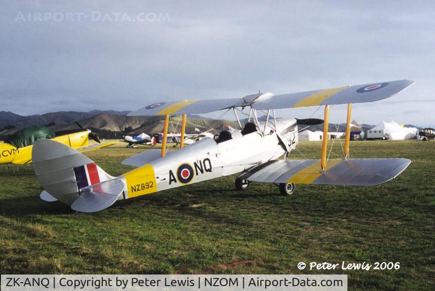 ZK-ANQ, De Havilland DH-82A Tiger Moth II C/N 82906, DH82A ZK-ANQ