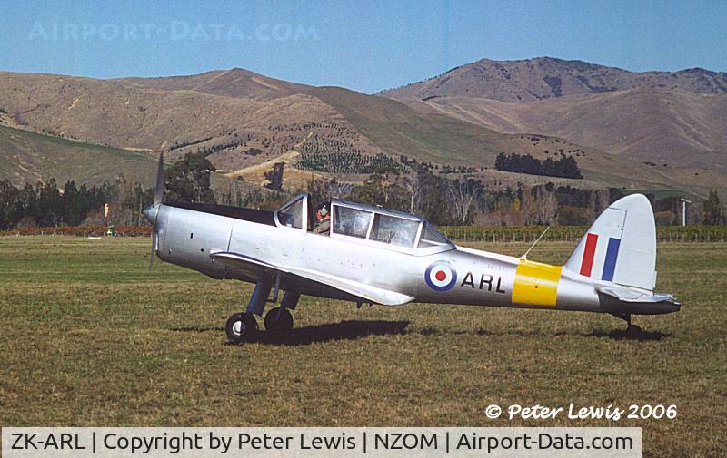 ZK-ARL, De Havilland Canada DHC-1A-1 Chipmunk C/N 61, Chipmunk ZK-ARL