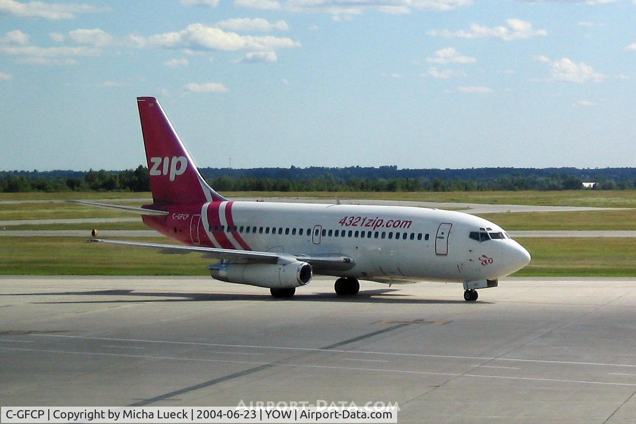 C-GFCP, 1982 Boeing 737-217 C/N 22659, Arriving in the Capital city