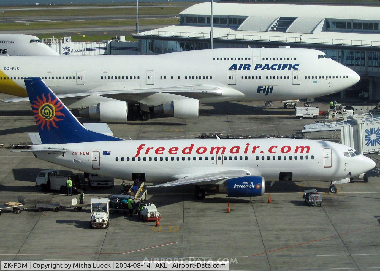ZK-FDM, 1991 Boeing 737-3M8 C/N 25016, B 737-330 ZK-FDM, and B 747-400 DQ-FJK