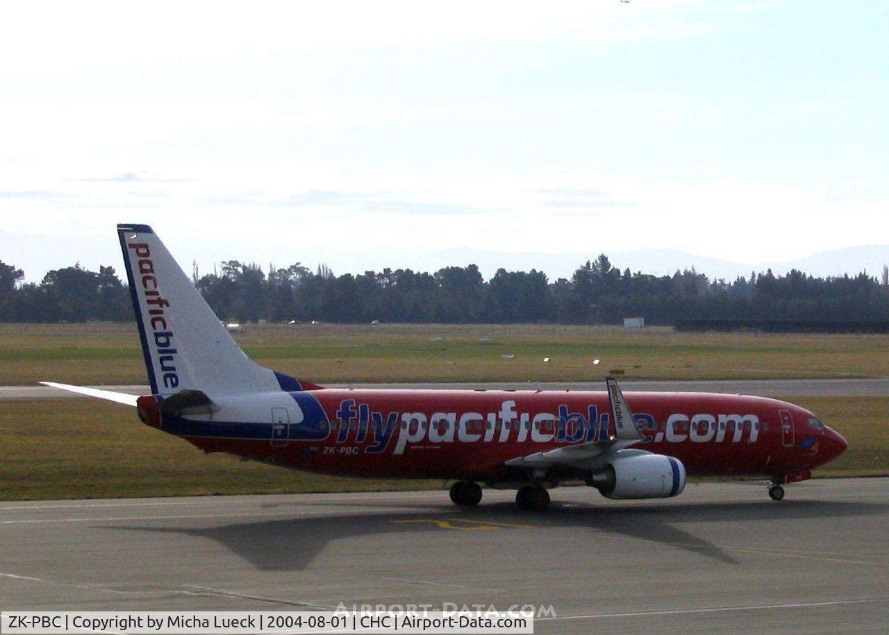 ZK-PBC, 2004 Boeing 737-8BK C/N 33017, Arriving in the Garden City