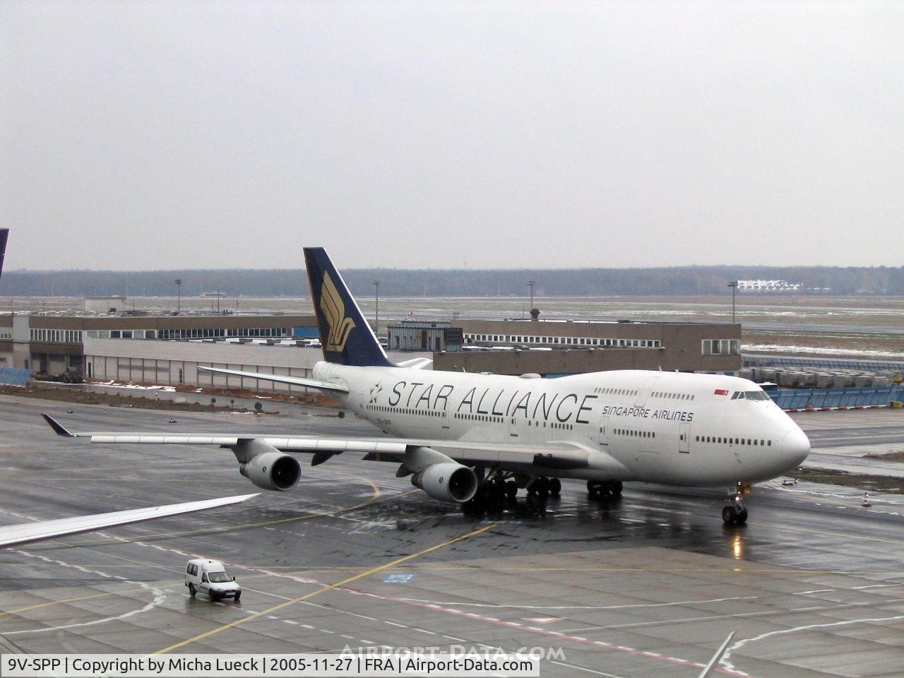9V-SPP, 2001 Boeing 747-412 C/N 28029, Star Alliance livery