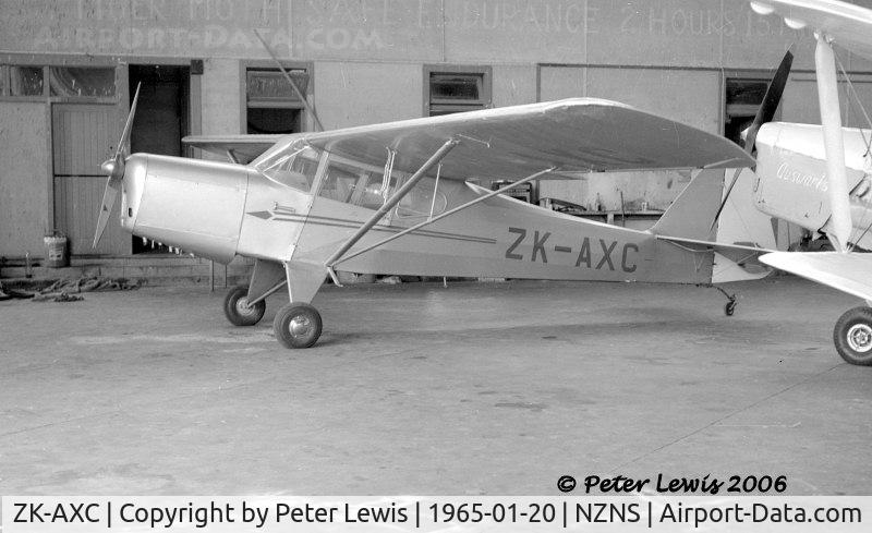 ZK-AXC, Auster J-4 Archer C/N 2080, J-4 ZK-AXC has had only three owners in 56 years