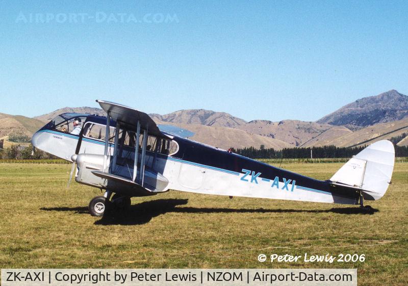 ZK-AXI, De Havilland Australia DH-84 Dragon 3 C/N DHA2057, DHA Dragon ZK-AXI